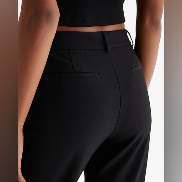 Express Editor mid-rise trousers. 12R. Never worn. Black. - Picture 6 of 7